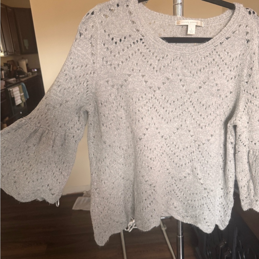 Lauren Conrad gray sweater